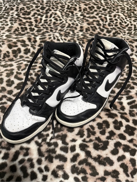 Nike Other - Nike Men’s Black & White High-Top Sneakers with Swoosh